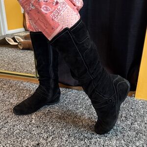 Blondo Black Suede Boots